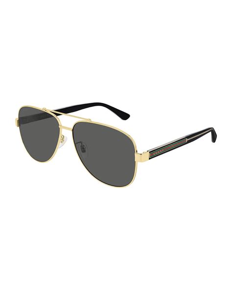 gucci aviator sunglasses neiman marcus|Gucci Aviator Sunglasses for Men .